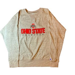 Vintage NCAA Ohio State Buckeyes Crewneck - Champion Sweatshirt - Size L